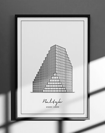 Plakat Architektura - Poznań -  Bałtyk, Peszkowski Graphic