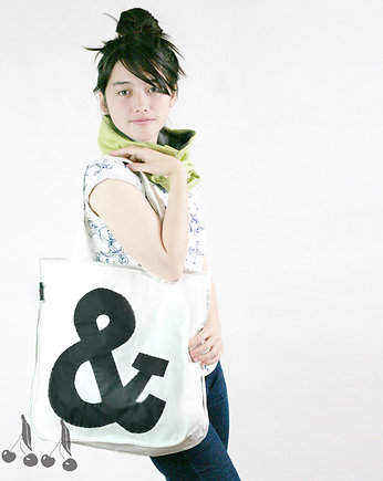 ::: SHOPPING BAG ampersand BLACK :::, uniqo