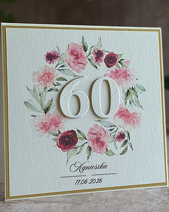 Kartka urodzinowa z kopertą prezentową, BH 21c, Anna Art and Crafts