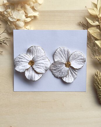 Kolczyki White Flower, freska