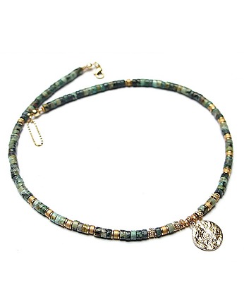 Turkus vol. 44 /choker/ - Szlachetna kolekcja /03.02.26/, KiKa pracownia