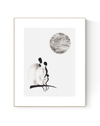 Obraz 30X40 cm malowany ręcznie, MiniMalArt