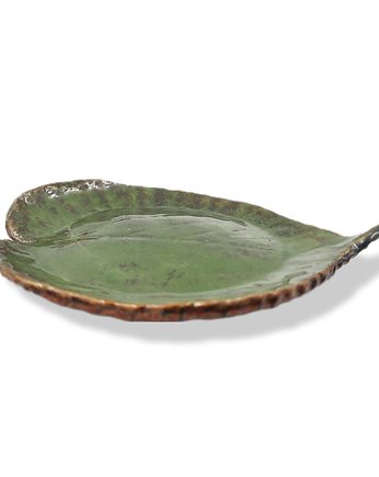 Ceramiczna podstawka liść, ArtByLeika