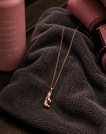 Naszyjnik BOKS- srebro, złoto, różowe złoto, ISSI Jewelry