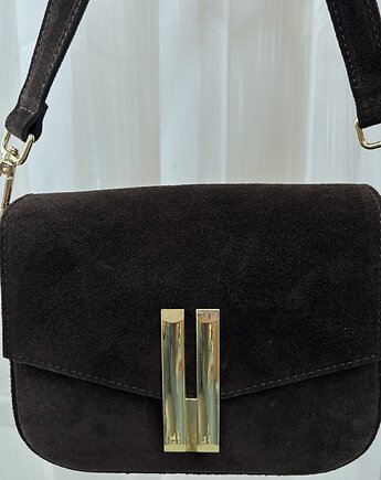 Zamszowa torba Marrone, SOLO moda