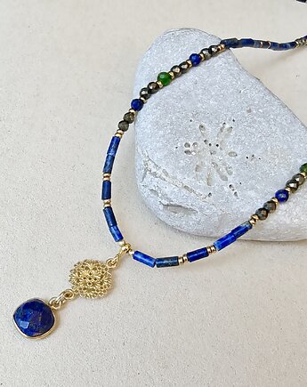 Naszyjnik z zawieszką i lapis lazuli, Studio Gazela