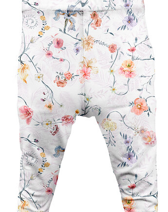 Legginsy niemowlęce HEGE organic garden, Jamiks