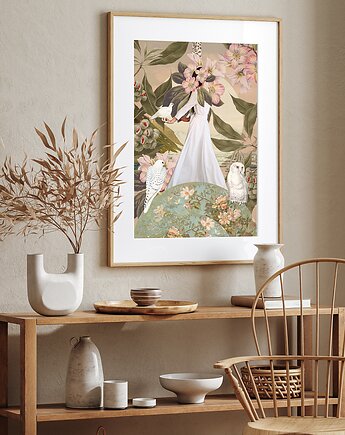 Plakat - Owl Eyes on You, hint of time collage studio