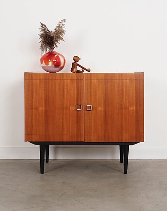 Szafka tekowa, duński design, lata 70, produkcja: Dania, Przetwory design