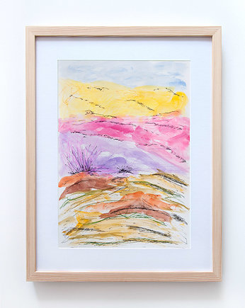 ORYGINAŁ - PEJZAŻ NO.22 - 21 cm x 30 cm, Gosia Sendlewska