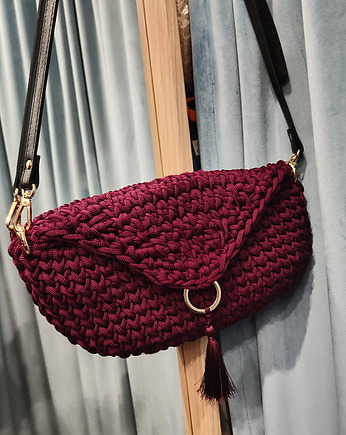 Torebka Tassel Craftbags - śliwka, Craftbags