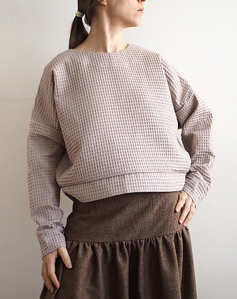 Bluza Wafel-100%bawełna, madebyjokpa