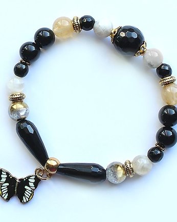 Ochronna - czarny turmalin cytryn kamień słoneczny, KEIT