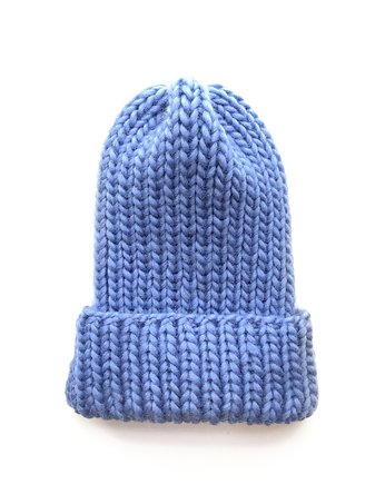 Bestseller wełniana czapka Lily 100% wełna handmade ręcznie robiona, GANGSTA KNIT