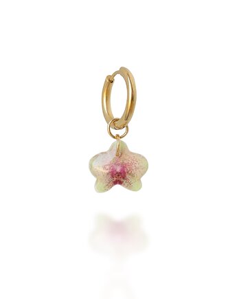 Kolczyki Orchidee na kółkach, Flores Jewellery