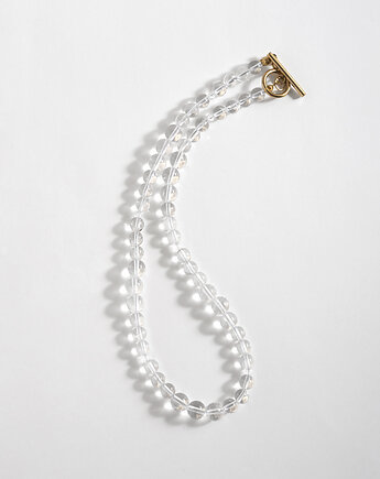 Bąbelkowy naszyjnik z kryształu górskiego, ech studio