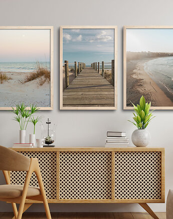 Tryptyk Boho Most na plażę, MAMA MAKRAMA