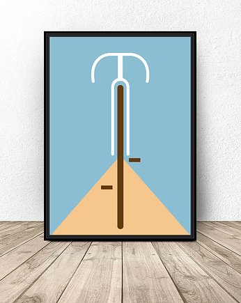 Pastelowy plakat "Rower", scandiposter