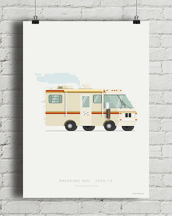 Plakat Breaking Bad - Bounder Fleetwood, minimalmill