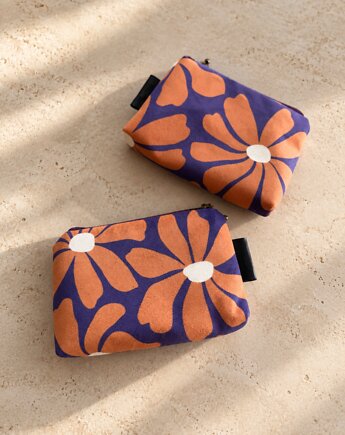Portfelik na karty margaretka cynamon, sacky bag