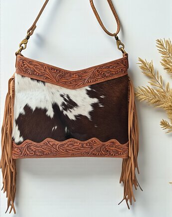 Torebka skórzana ręcznie robiona ze wzorami Ramsa, SempreArte