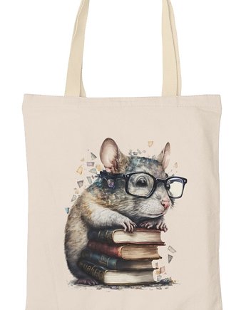 Torba mysz książki mól książkowy prezent fantasy, EvienArt