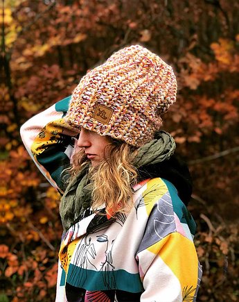 Czapka Surferska musztardowa, ŁAP NAS