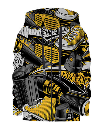 Bluza Zamek Dziewczynka DR.CROW Street Graffiti, DrCrow