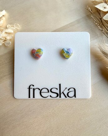 Kolczyki Wiosenne Serca, freska