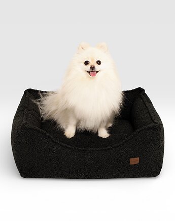 Legowisko dla psa Kanapa Boucle czarna Premium   Pieski Dwa, Pieski Dwa