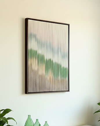 Makramowy obraz w ramie FOREST, design and play