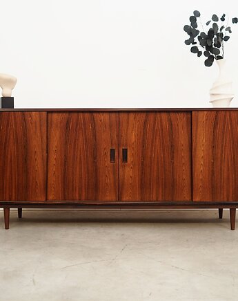 Sideboard palisandrowy, duński design, lata 70, produkcja: Dania, Przetwory design