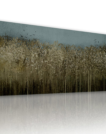 OBRAZ NA PŁÓTNIE -PEJZAŻ- ŁANY ZBÓŻ 147x60cm, LUdesign gallery