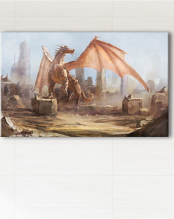 Obraz - Smok - wydruk na płótnie, yenoo