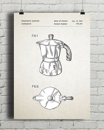 Plakat Kawiarka - patent, minimalmill