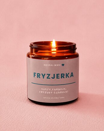 Świeczka sojowa FRYZJERKA, SOy