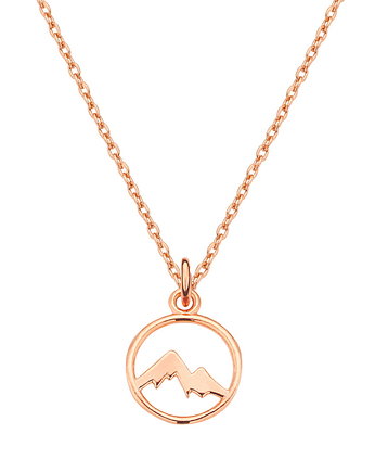 Naszyjnik z górami łańcuszek góry srebro 925, MYNESS