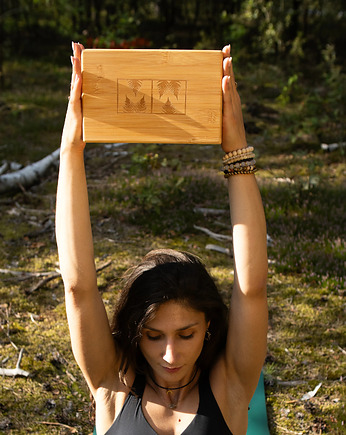 Kostka do jogi drewniana bambusowa, Mellow Ways