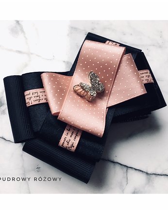 Romantyczna Brosza  Z Motylkiem New, Pudrowy Różowy