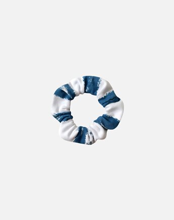 Scrunchie gumka frotka wąska - storczyki kolorowe, Zdunetti