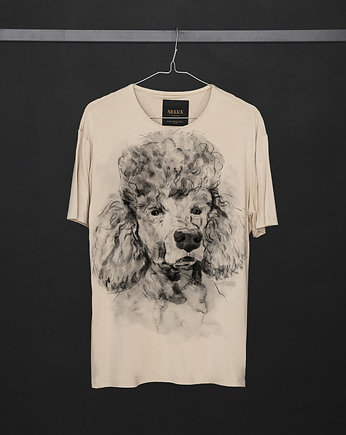 Poodle Dog Men's T-shirt hummus, OSOBY - Prezent dla męża