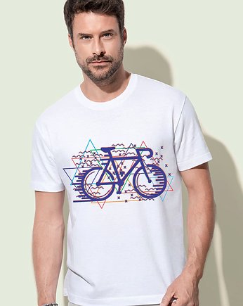 Koszulka organiczna z nadrukiem Bike, ART ORGANIC