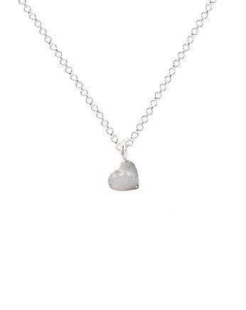 LANE LITTLE HEART  / recycled silver earrings, Filimoniuk