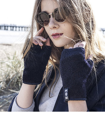 Navy blue alpaca / gloves, EWE EME