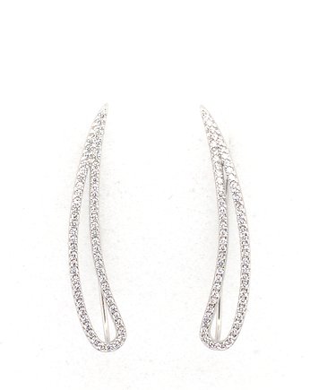 Nausznice łezki z cyrkoniami  pr.925, VENA Jewellery