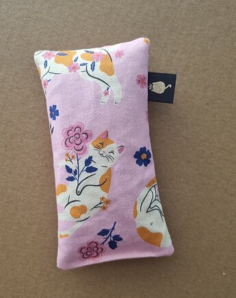 KOCIE SAKURA naturalna poduszeczka z walerianą PROSTOKĄTNA, THE MISS CAT