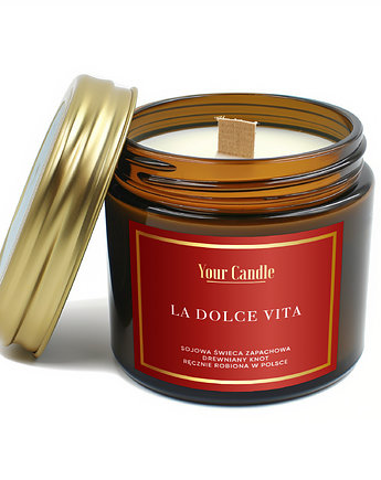 Świeca zapachowa sojowa La Dolce Vita 120ml- Your Candle, Your Candle