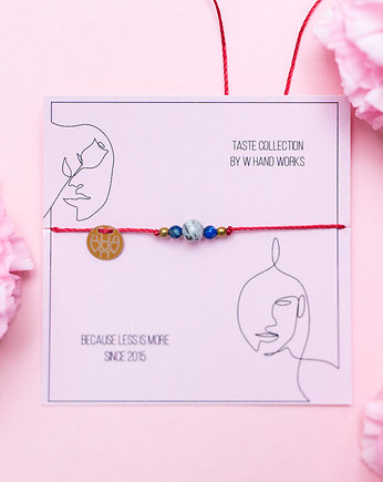 Bransoletka Taste z Jaspisem Lapisem Lazuli i Hematytem, w hand works