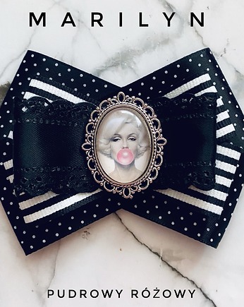 Kolekcja Brosz z Marilyn Monroe NOWOŚĆ Ikona Stylu, Pudrowy Różowy