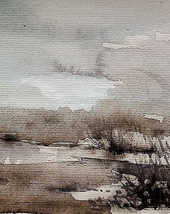 Przedwiośnie/ Akwarela / oryginał, Margo Hupert